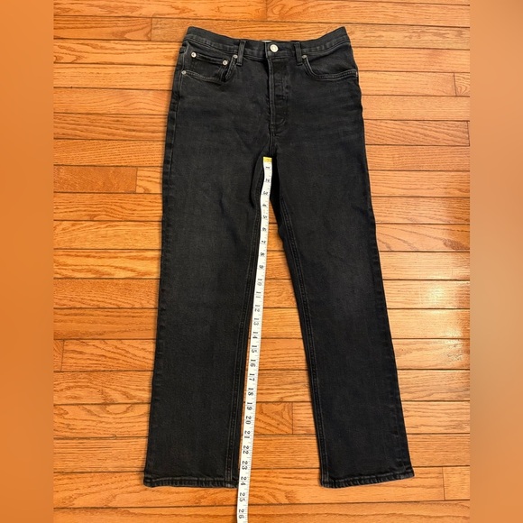 AGOLDE Riley High Rise Straight Crop Jeans size 28 - Picture 5 of 10